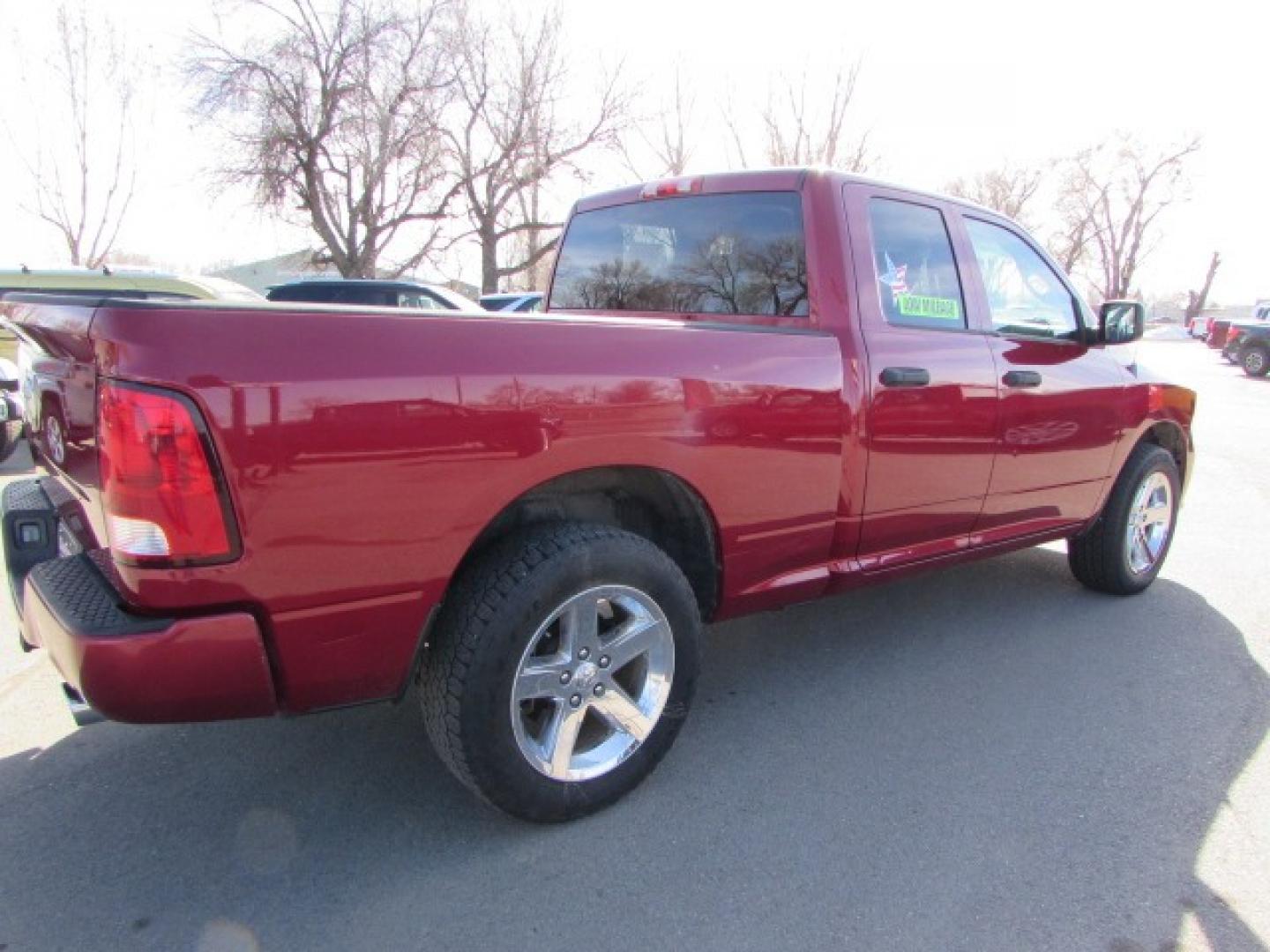 2013 Red /Gray RAM 1500 Express (1C6RR7FT0DS) with an 5.7 Hemi V8 engine engine, 6 speed automatic transmission, located at 4562 State Avenue, Billings, MT, 59101, (406) 896-9833, 45.769516, -108.526772 - Photo#3